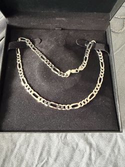 Men’s Kay Jewelers Sterling Silver 20” Figaro Chain