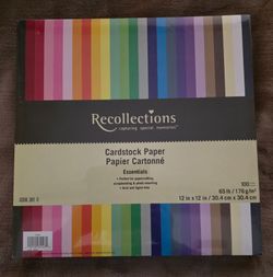 Recollections Cardstock Paper Essentials 100 Sheets