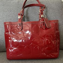 Dark Red Coach Bag!