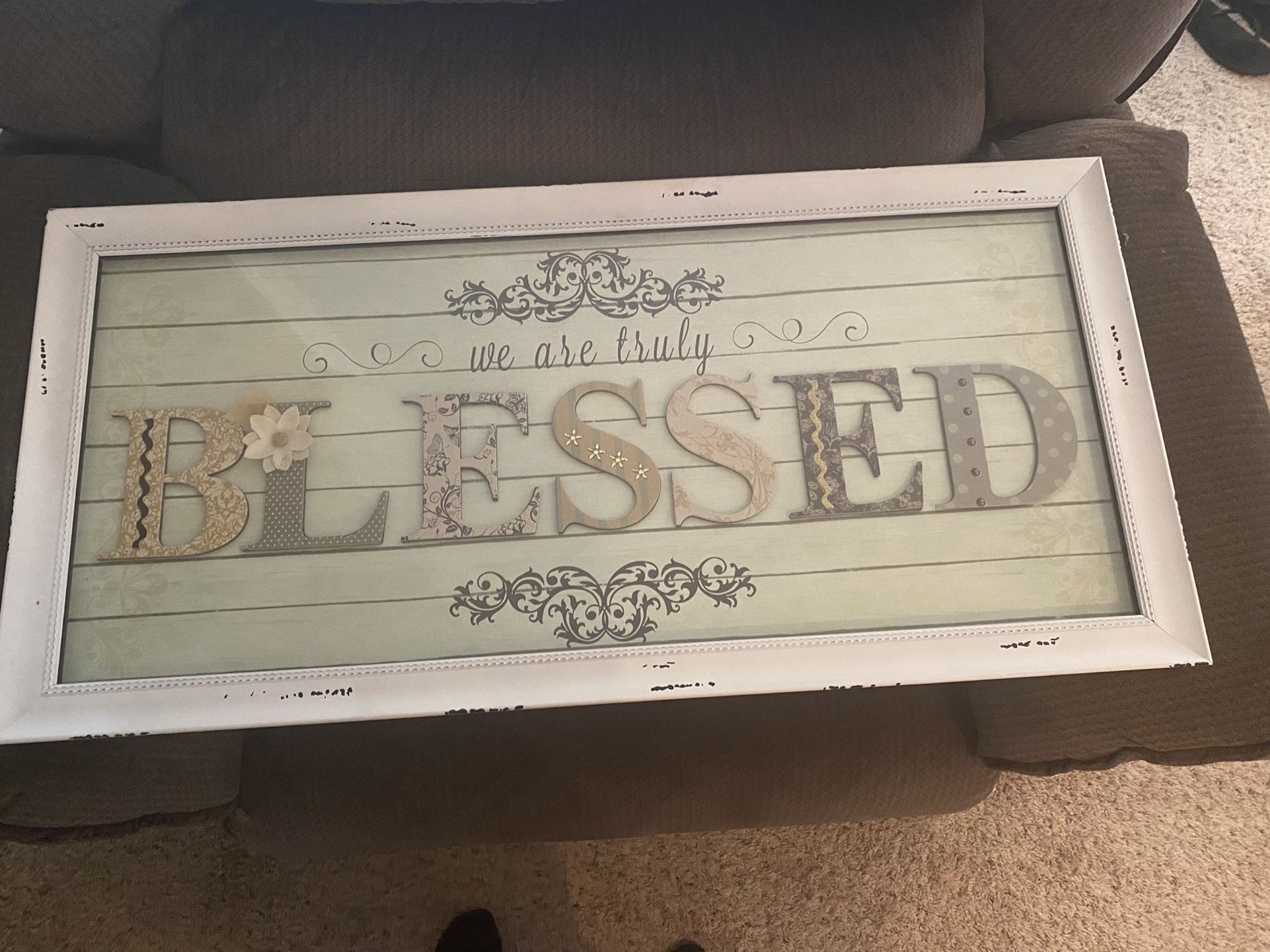 Kirklands We Are Truly Blessed Wall Art