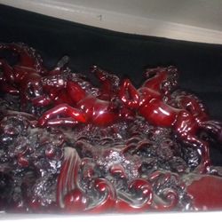 Cherrywood Horse Statue