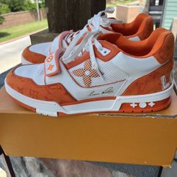 Louis Vuitton LV Skate Sneaker White/Orange