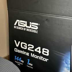Asus VG248 Gaming Monitor 144hz Used