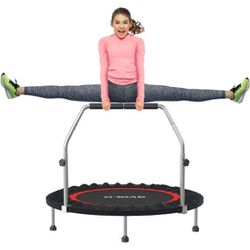 Trampoline for Kids and Adults, Mini Trampoline for Adults Fitness Trampoline