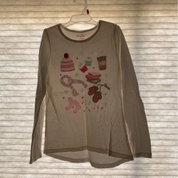 Girls Long Sleeve Shirt Size M 10/12