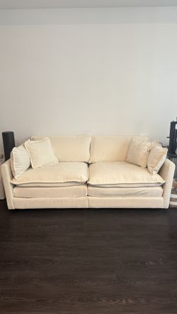76.7" Deep Seat Loveseat Sofa
