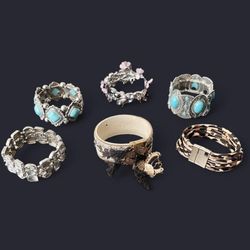 6 piece bracelet jewelry lot!