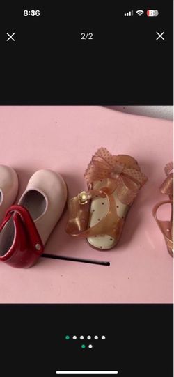 4 pairs Brand New Toddlers Girls Beautiful sandals together only size 21