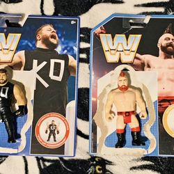WWE Mattel Retro Action Kevin Owens & Sheamus action figures