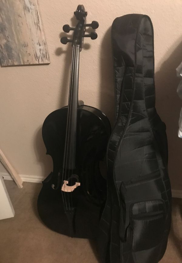 Black cello, full size 4/4 for Sale in Houston, TX OfferUp