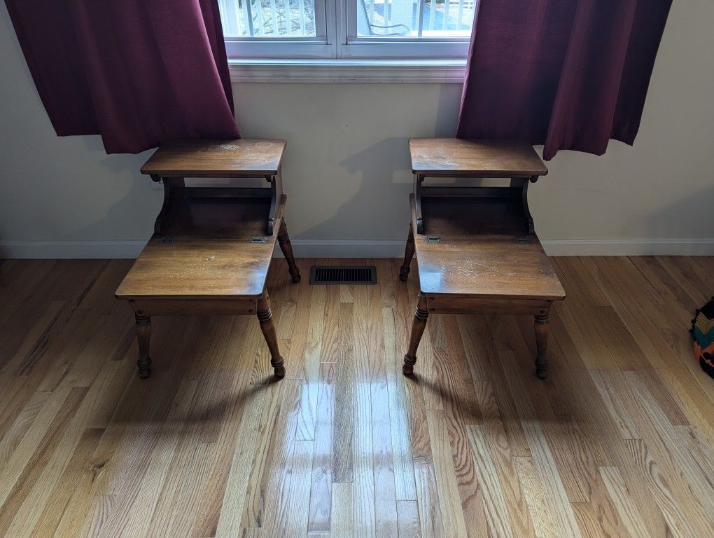 End Tables w/Storage Compartment
