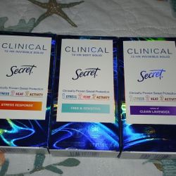 Secret 3 Piece Women's Deodorant Set