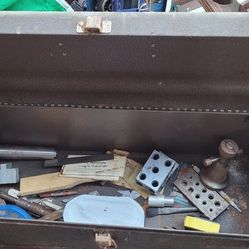 Machinist Tool Box With Tools