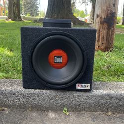 Single 12 Inch Subwoofer With 250w  Amp