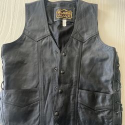 Men’s Leather Vest
