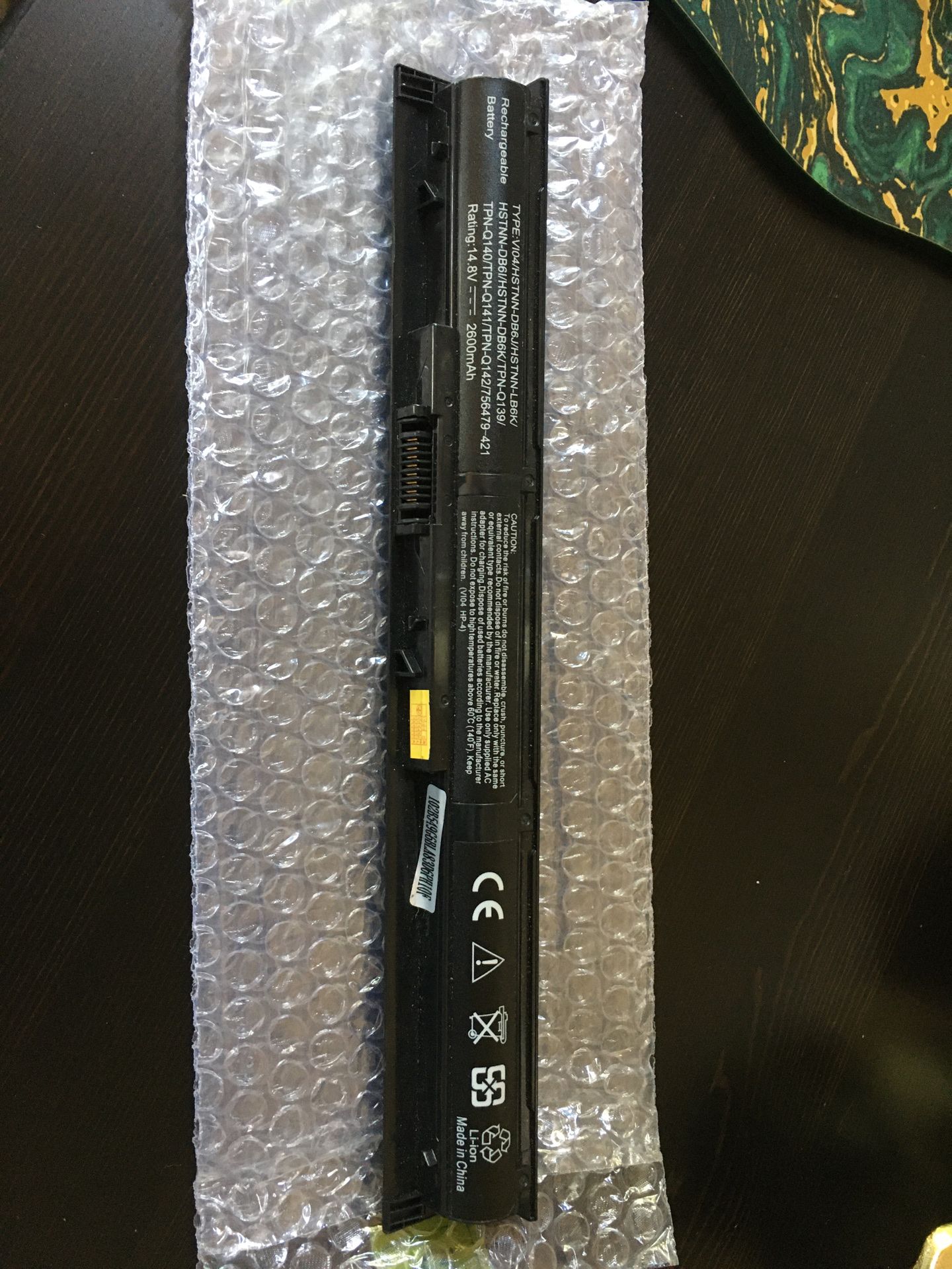 Hp envy notebook battery