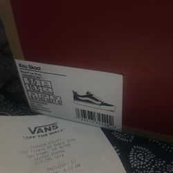 Puffer Vans - Size 9 M