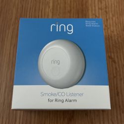 Ring Alarm Smoke & CO Listener - Brand New Sealed