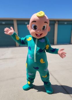 Adult Size cocomelon Mascot Costume Birthday Halloween
