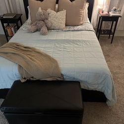 Bed Frame And 2 Side Tables