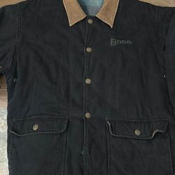 90s Hugo Boss Work Wear Detroit Jacket  Reversible