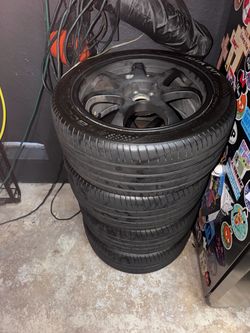 17 inch black rims 5x100