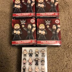 Five wrestling Funko. wrestling figures