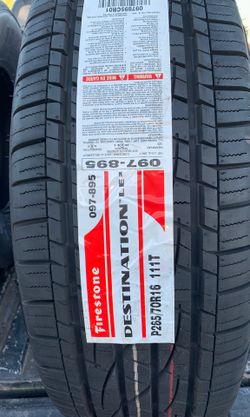 265/70/16 Firestone Destination LE 2 set of 4 new