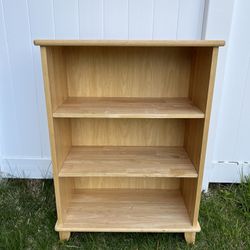 wood bookcase / display shelf