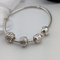 ✨🩶🤍 Pandora Sterling Silver 925 Bracelets

