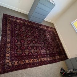 Handmade traditional Afghan rug
