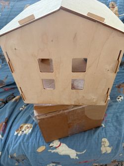 Wooden Bunny Hideout,Detachable... Wooden Rabbit Hideout, Wo...