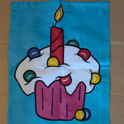 Flag Garden Outdoors Birthday Flag 16.5" x 12.5"