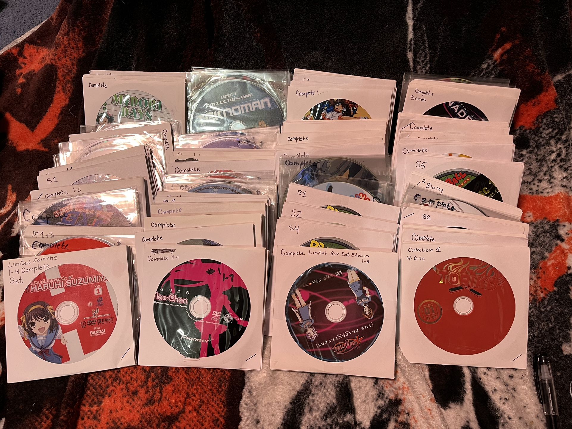 (73 Series) Massive Complete Series/Seasons Anime DVD Bundle Lot
