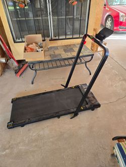 Black Folding Electric Treadmill
