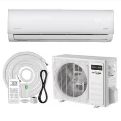 JINJUNYE 18000BTU Mini Split Air Conditioner Ductless Inverter Heat Pump, Min Split AC/Heating System, 208-230V 17SEER2, White
