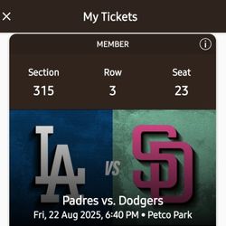 Padres Vs Dodgers
