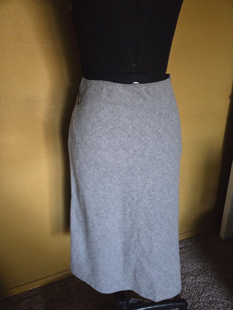Long Grey Skirt