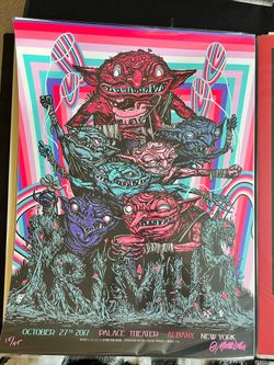 2017 Primus A/P Poster #’d 15/45 - Albany, NY - Autographed By Munk One
