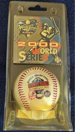 2000 World Series Yankees vs Mets Subway Series Fotoball – Sealed
