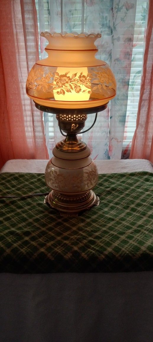 Vintage Hurricane Lamp