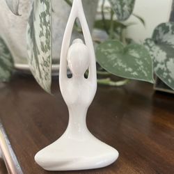 Ceramic Yoga Figurine