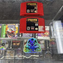 Spider-Man N64 $45-$50 Each Gamehogs 11am-7pm