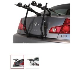 Hollywood Express Trunk Bike Rack.  Holds 3 Bikes.