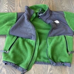 The North Face Kids Small Green Fleece Jacket Coat