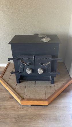 Schrader Cast Iron Wood Burning Fireplace Stove