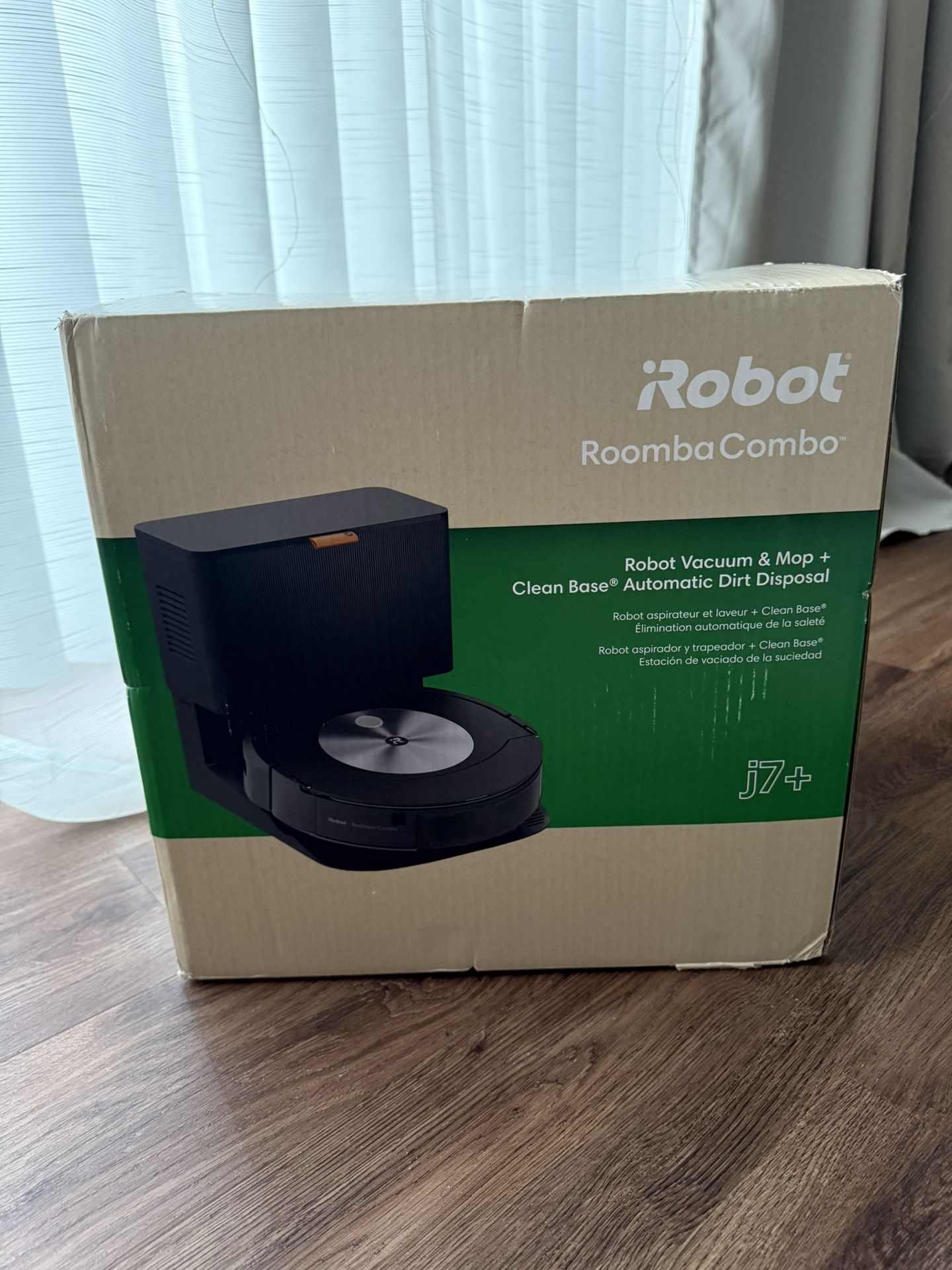 Brand New iRobot Roomba Combo j7+ – Vacuum & Mop