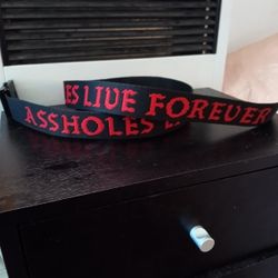 AssHoles Live Forever Strap Back And Belt