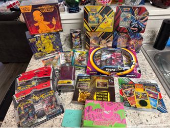 Assorted sealed Pokémon tcg