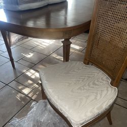 King Louis XVI Dinette Table And 4 Chairs